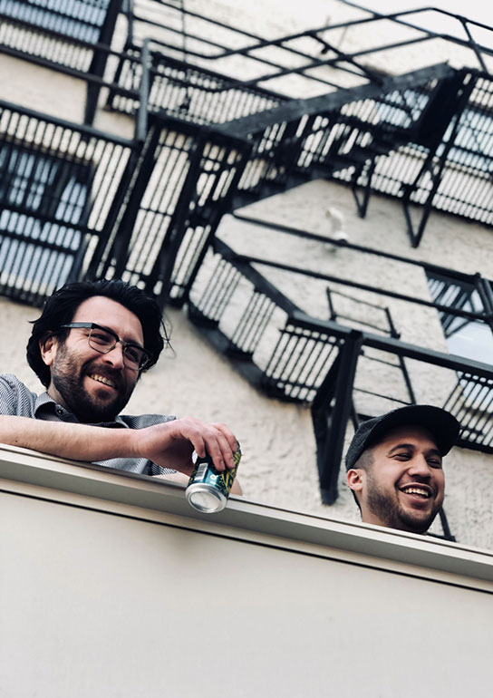 Fire escape boys
